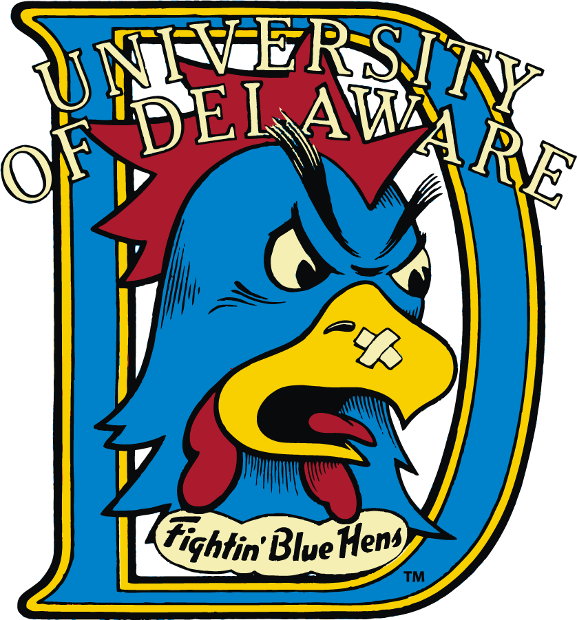 Delaware Blue Hens 1987-1999 Primary Logo t shirts iron on transfers
